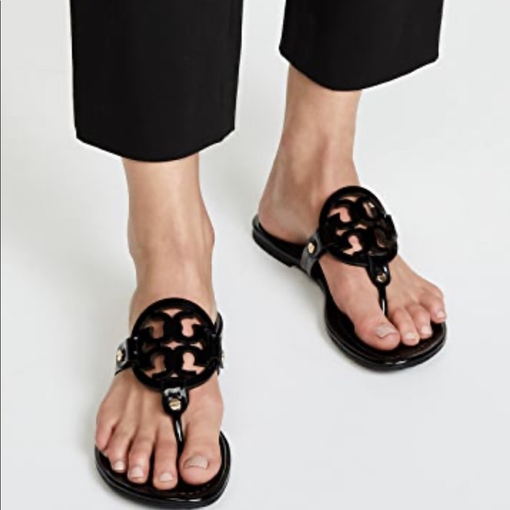 Tory Burch MILLER black SANDAL - Picture 2 of 9